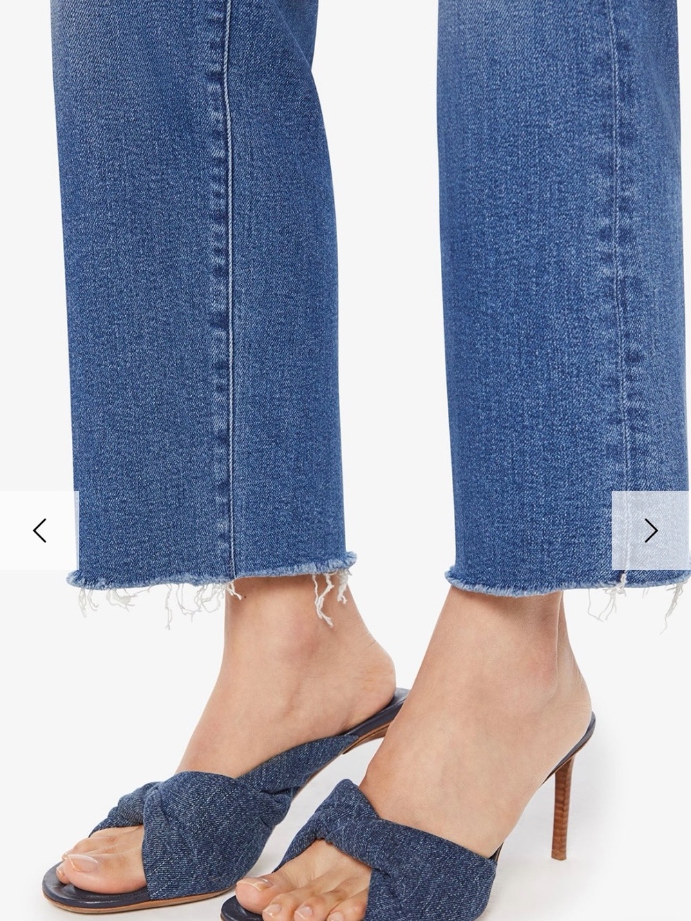 MOTHER Mid Rise Rambler Zip Ankle Fray - Picture 4 of 12